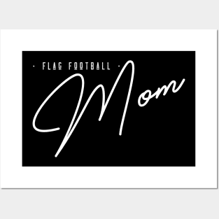Flag Football Mom MVPs - Funny & Cool Gift for Mothers, Friends, and Girlfriends - Cute & Loving Sports Mom Apparel for Women Posters and Art
